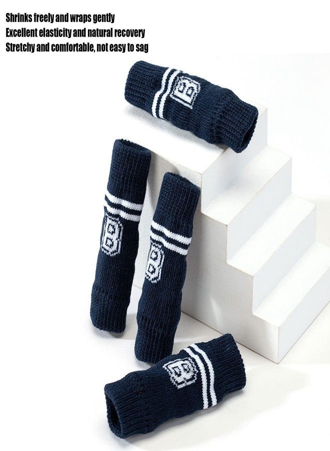 Naroote Dog Elbow Pads, 4 Pack Cotton Dog Elbow Protector Dog Sleeve to Prevent Licking Stylish Letter Pattern for Medium and Large Dogs, Prevent Licking Wounds - Image 3