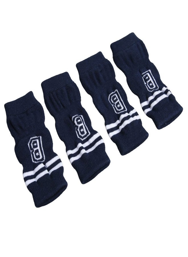 Naroote Dog Elbow Pads, 4 Pack Cotton Dog Elbow Protector Dog Sleeve to Prevent Licking Stylish Letter Pattern for Medium and Large Dogs, Prevent Licking Wounds - Image 5