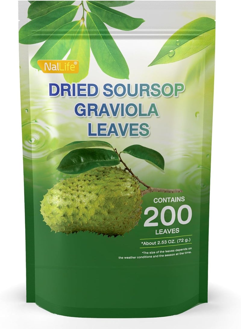 NalLife أوراق جرافيولا المجففة من نال لايف للشاي - 200 ورقة كاملة - Image 1