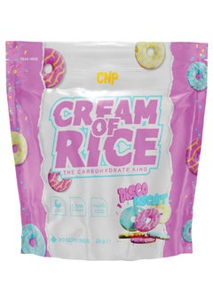 CNP Professional Cream of Rice - 2kg, Disco Biscuits Flavor, High-Quality Complex Carbohydrates for Energy and Recovery  - Image 1