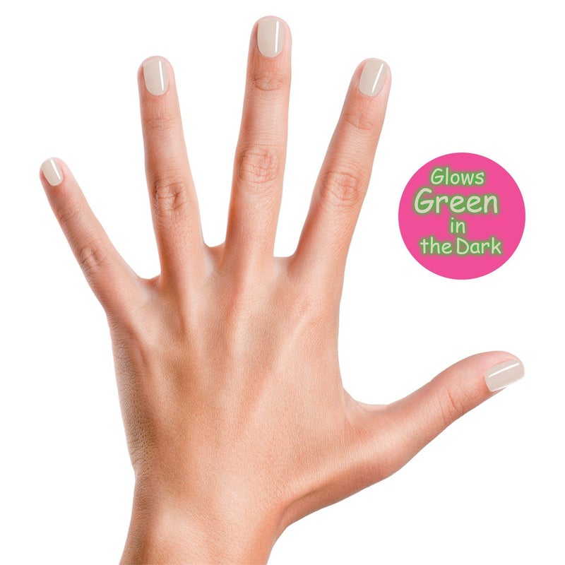 Piggy Paint | 100% Non-Toxic Girls Nail Polish | Safe, Cruelty-free, Vegan, & Low Odor for Kids | Radioactive (Clear, Glows in the Dark) - Image 5