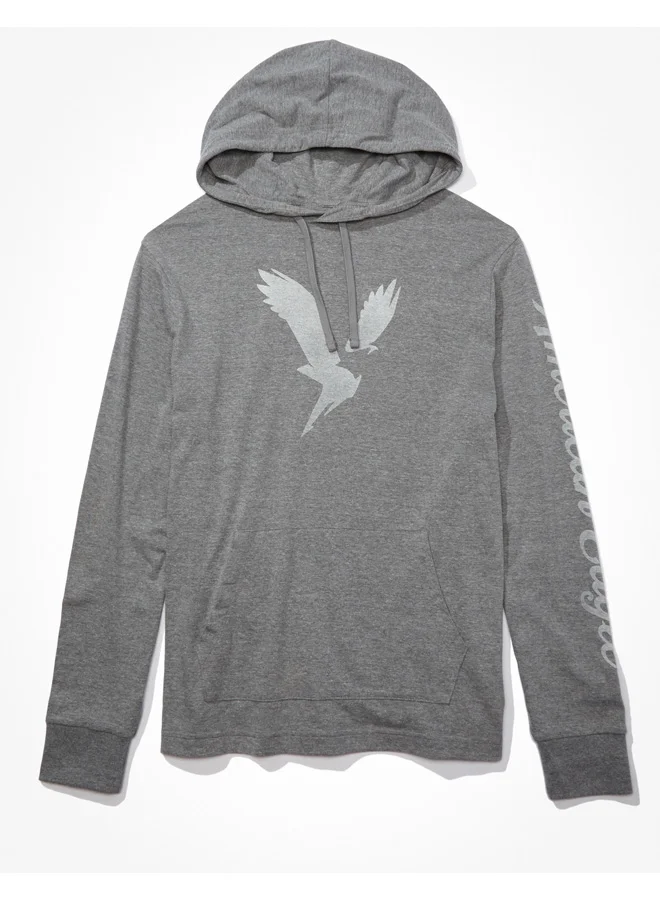 American Eagle AE Super Soft Graphic Hoodie T-Shirt
