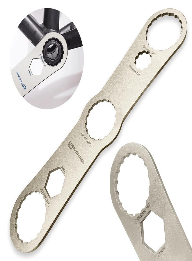 groword Multi -function Bottom Bracket Wrench，Suitable for BB wrench in 39 40.5 44mm outer diameter，16 Notch - Image 1
