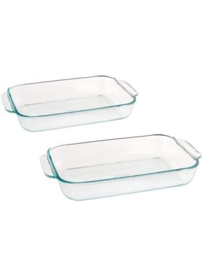 صينية الخبز ويندسيرا مستطيلة مع مقبض سعة 2.2 لتر + 3.0 لتر - Image 2