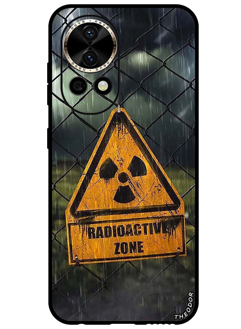 Theodor Protective Case Anti Scratch Shock Proof Bumper Cover For Huawei Nova 12 Radioactive zone - Image 1