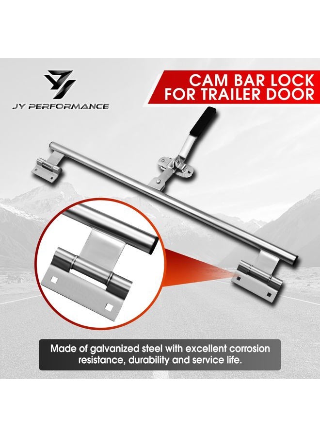 JY PERFORMANCE 36'' Trailer Swing Door Hinged Cam Bar Lock Assembly Side Door Enclosed Trailer - Image 4