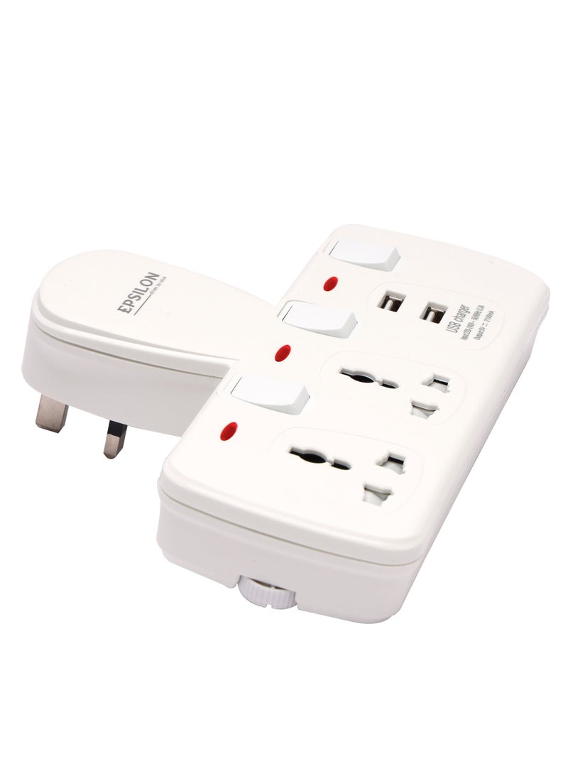 Epsilon - Epsilon 2 Way Universal Socket- ES1113 - Image 1