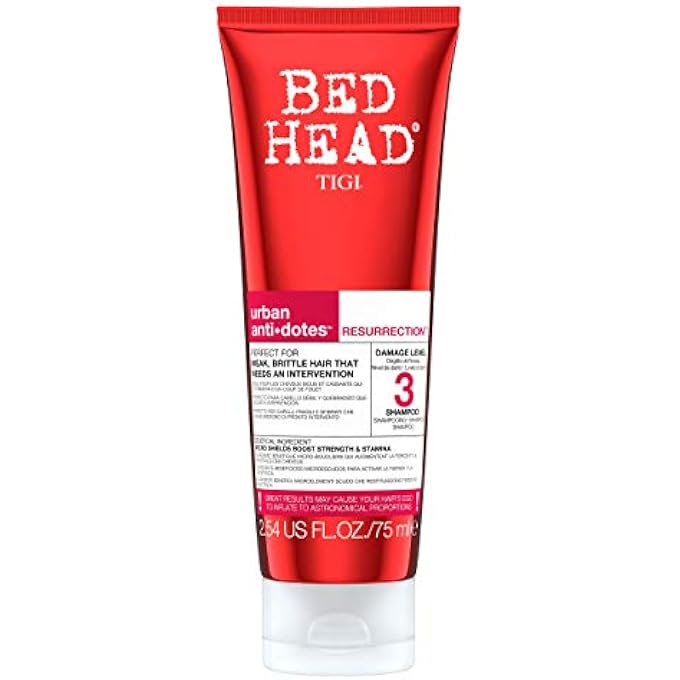 TIGI Bed Head Urban Antidotes Resurrection Shampoo for Unisex, 2.54 Ounce