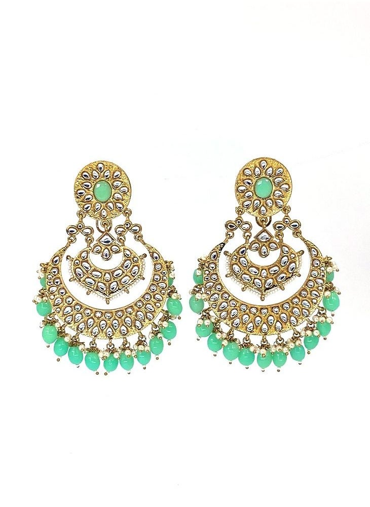 GOHONA - GOHONA Bollywood Style Indian Traditional Jhumka Earring for Women - Image 1