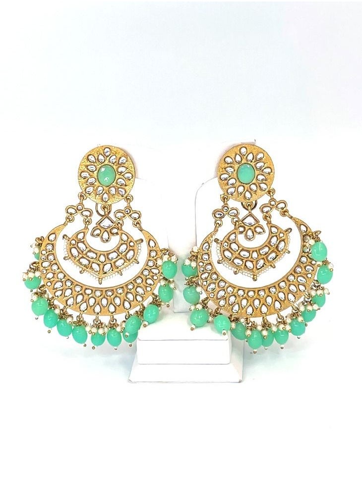 GOHONA - GOHONA Bollywood Style Indian Traditional Jhumka Earring for Women - Image 1