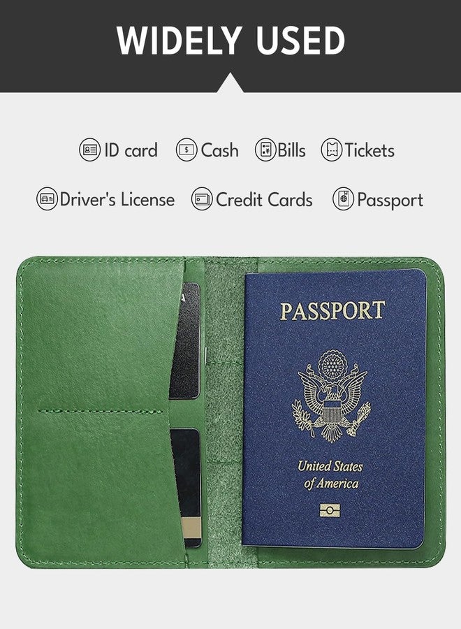 ALLIVE Genuine Leather Passport Holder Women Men, Passport Holder with Airtag, Travel Must Haves Airport Essentials, Passport Cover Case Travel Gifts - Image 4