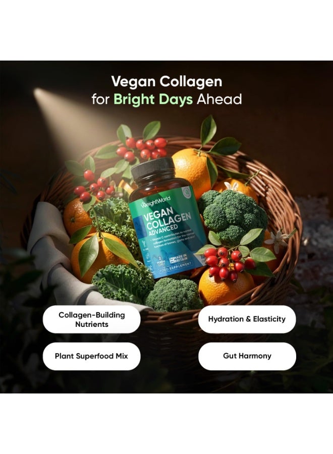 WeightWorld Vegan Collagen Supplements for Women & Men - 2 Months Supply - Plant-Based Capsules - With Hyaluronic Acid, Vitamin E, Vitamin C, Resveratrol, Zinc & Superfood Complex - Vegetarian Collagen - Image 2