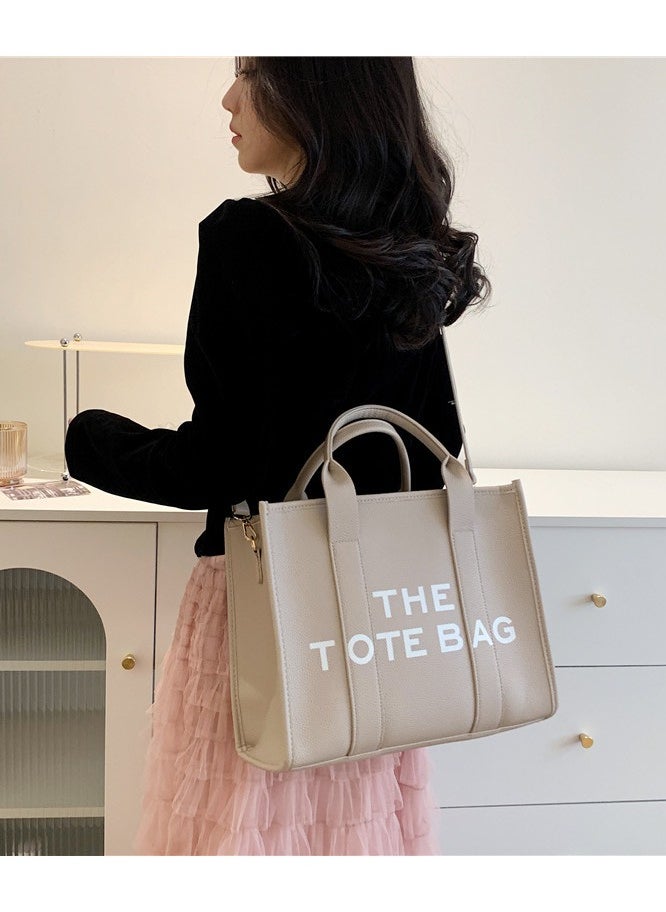 NIBEMINENT The Tote Bags For Women Large PU Leather Trendy Travel Tote Bag Handbag Top Handle Shoulder Crossbody  - Image 2