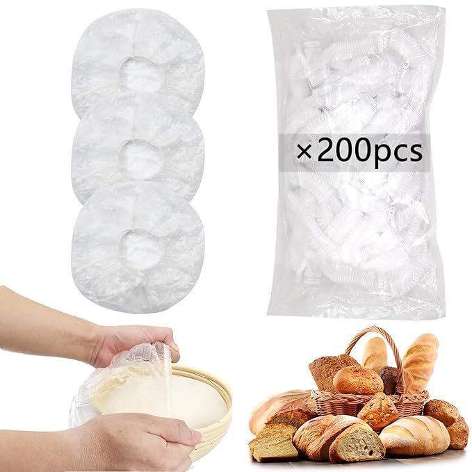 ARYAVART Fresh Keeping Bags 200pcs Elastic Shrinkable Food Storage Covers for Kitchen BowlPlates  - Image 1