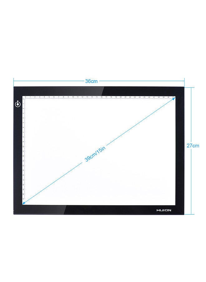 HUION - L4S Protable Ultra-thin LED Light Pad Acrylic Panel LED Drawing Light Pad Powered by USB with Adjustable Brightness - Image 1