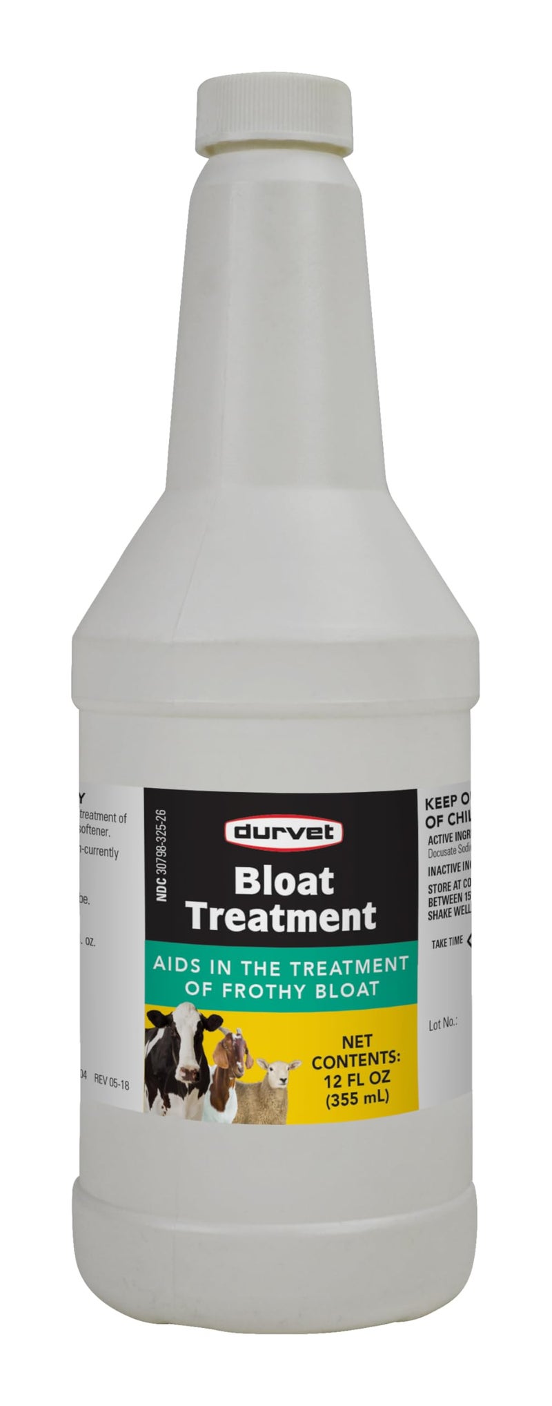 Durvet Bloat Treatment for Cattle, Sheep, and Goats, 12-Ounce Bottle - Image 1