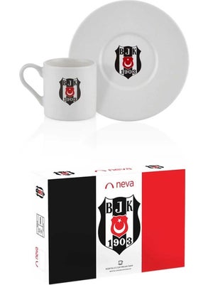 Beşiktaş Licensed 2-Piece Porcelain Cup Set  - Image 3