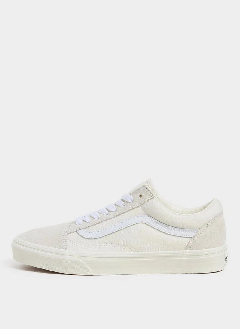 VANS VN000D5NWHT1-OLD Skool White Leather Women's Lifestyle Shoes  - Image 1