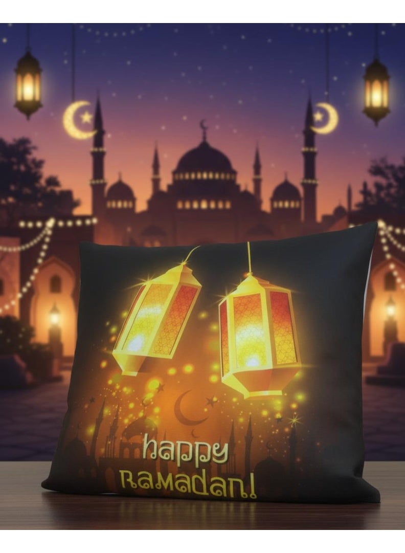 2 Ramadan cushions, pillowcases, large Ramadan pillows in various designs. Size: 45*45 cm - Image 1