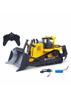 Huina 1554 Heavy Bulldozer Electric Forklift Toy 569 Same Children's Remote Control Engineering Vehicle Car 664-Color:664 Chinese Packaging-Proportion:1:16
