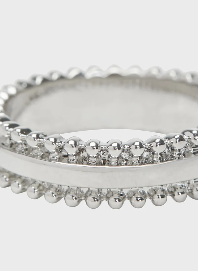 PARFOIS Silver Delicates Ring