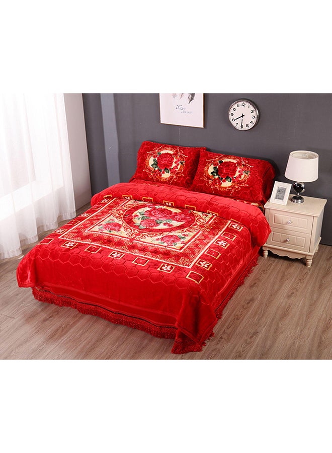 Stargold Blanket Set of 4 Pieces King Size Super Soft Double Ply Combo Blanket 