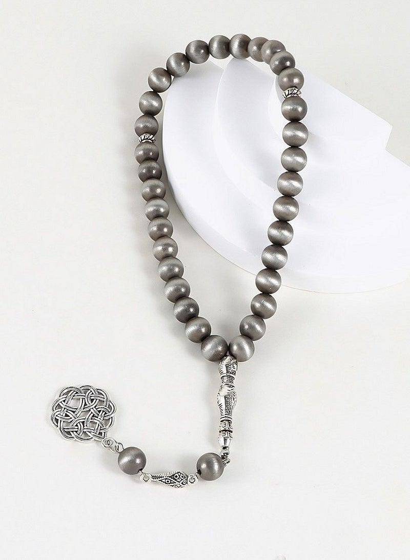 SänHahn Muslim Tasbih 33 Muslim Prayer Beads Hand String Islam Prayerdhikr Misbaha Eid Ramadan Gift - Coffee  - Image 2