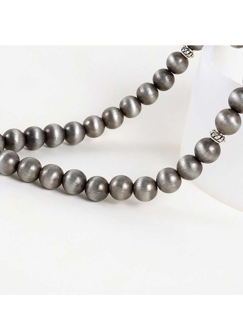 SänHahn Muslim Tasbih 33 Muslim Prayer Beads Hand String Islam Prayerdhikr Misbaha Eid Ramadan Gift - Coffee  - Image 3