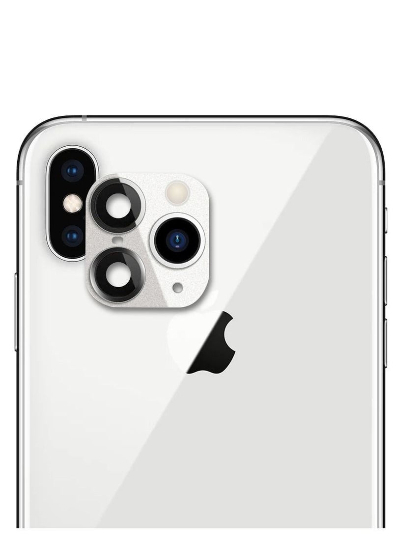iPhone X XS Duplicate Camera Lens Camera Upgrade Protective Lens Change iPhone X XS to 11 Pro 11 Pro Max White