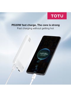 Totu 10000mAh Power bank 42.5W Wireless Charging, Portable Design, with USB-C 20W/USB-A 22.5W PD fast charge Compatible with iPhone 15/13/12/series/android devices.  - Image 4
