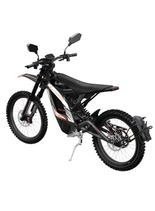 Kugoo Wish 04 Electric Dirt Bike 2026 - 3700W Brushless Motor - 67.2V 36Ah Battery - Max Speed 80km/h - Range up to 70km - Black - Image 4