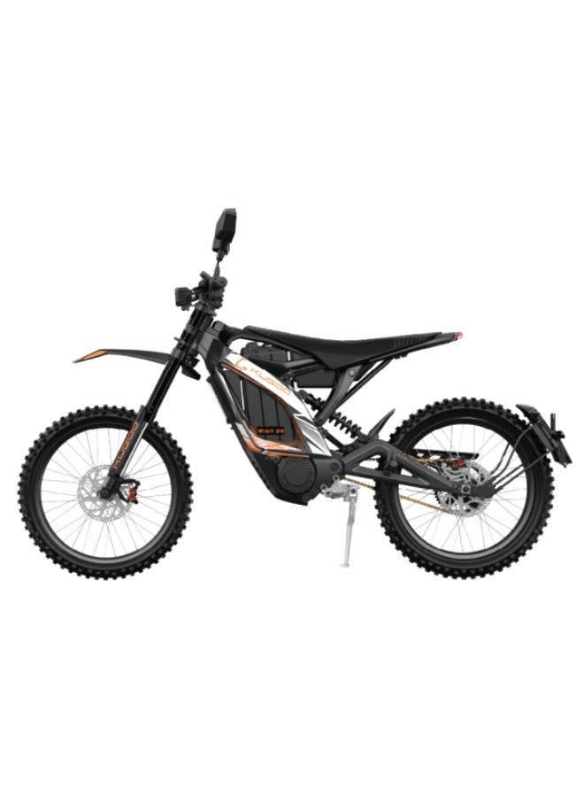 Kugoo Wish 04 Electric Dirt Bike 2026 - 3700W Brushless Motor - 67.2V 36Ah Battery - Max Speed 80km/h - Range up to 70km - Black - Image 3