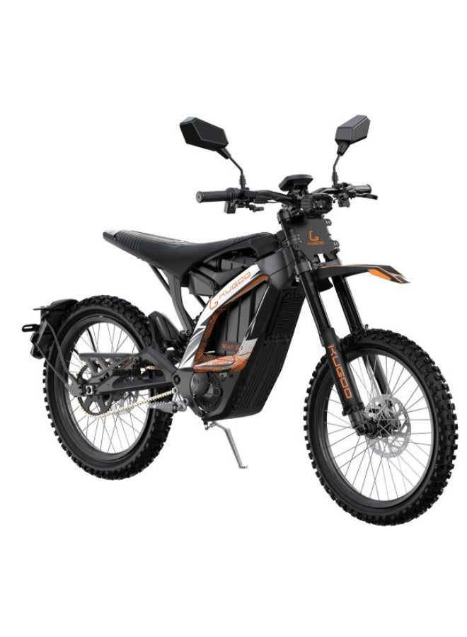 Kugoo Wish 04 Electric Dirt Bike 2026 - 3700W Brushless Motor - 67.2V 36Ah Battery - Max Speed 80km/h - Range up to 70km - Black - Image 1