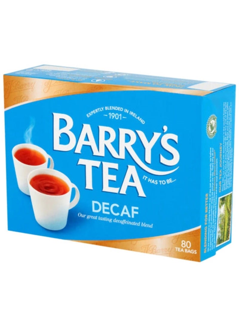 null - Decaffeinated Tea Bags 80 Pcs Pack - Image 1