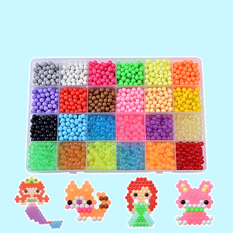 Bead Art Crafting Set - 3 Pieces, Safe No-heat No-glue Design, Stimulate Kids’ Imagination, DIY Fun for Independent Group Play, Parent-child Creative Educational Play - Image 5