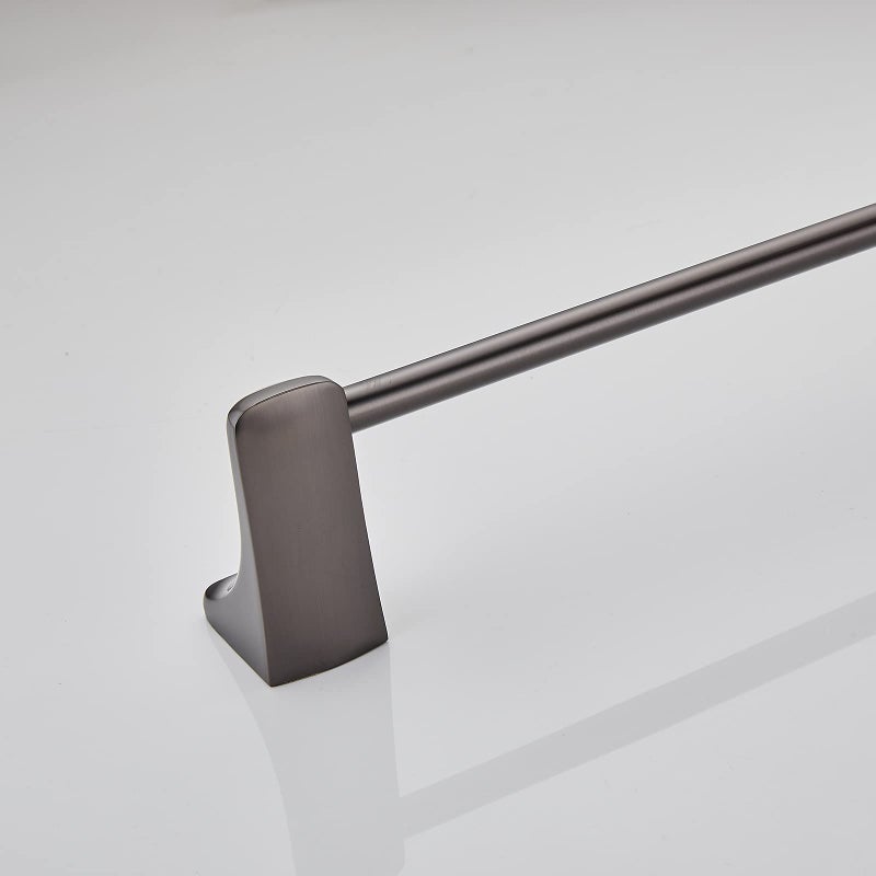 N.C Towel Rack-Single - Premium Stainless Steel Wall Mounted Towel Holder Bathroom Hardware (Grey, 24 Inches) - Image 3