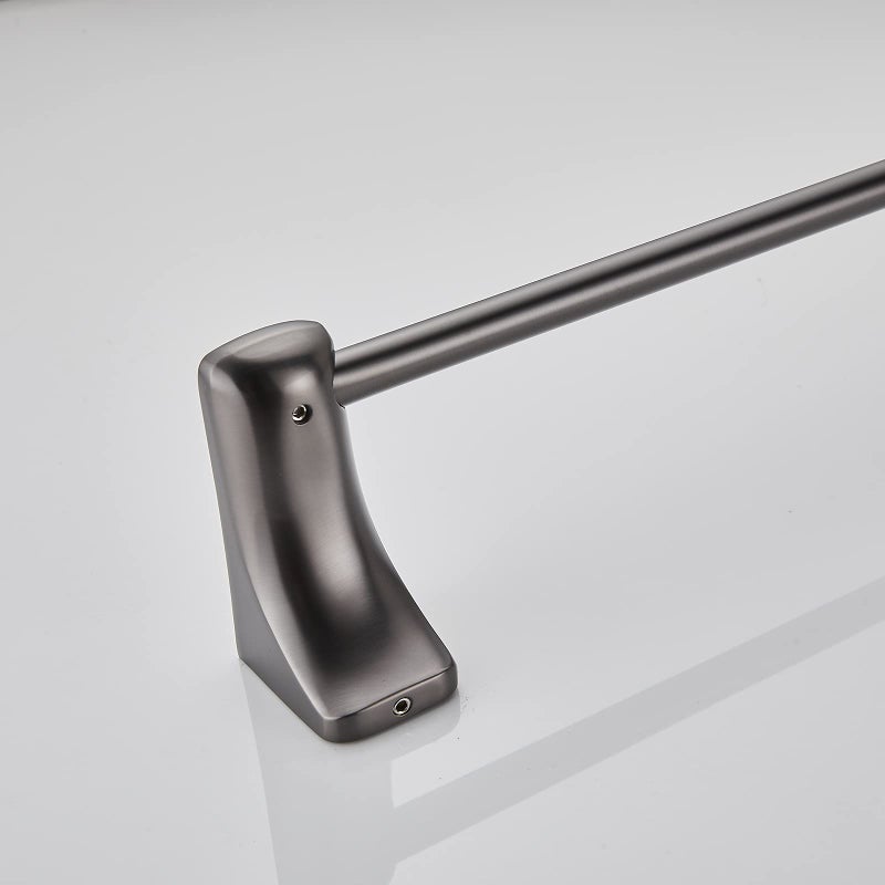 N.C Towel Rack-Single - Premium Stainless Steel Wall Mounted Towel Holder Bathroom Hardware (Grey, 24 Inches) - Image 4