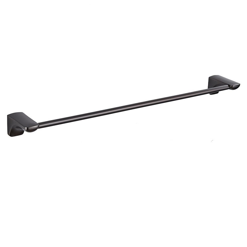 N.C Towel Rack-Single - Premium Stainless Steel Wall Mounted Towel Holder Bathroom Hardware (Grey, 24 Inches) - Image 1
