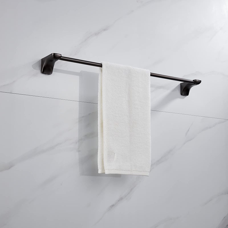 N.C Towel Rack-Single - Premium Stainless Steel Wall Mounted Towel Holder Bathroom Hardware (Grey, 24 Inches) - Image 5