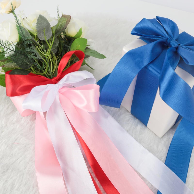 NESCCI 800 Yards Ribbon,1-1/2 Inch Satin Ribbon,Single Face Satin Ribbons, Perfect for Gift Wrapping,Wedding Decoration,Handmade Bows,Wrapping Bouquet and More - Image 4
