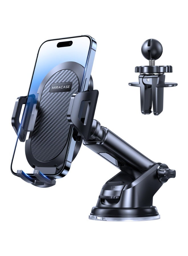 Car Phone Holder, Long Arm Phone Holder Car for Dashboard Windshield Air Vent【Heat-Resistant Strong Suction Cup】Car Mobile Holder Compatible with Most Phones… - Image 1