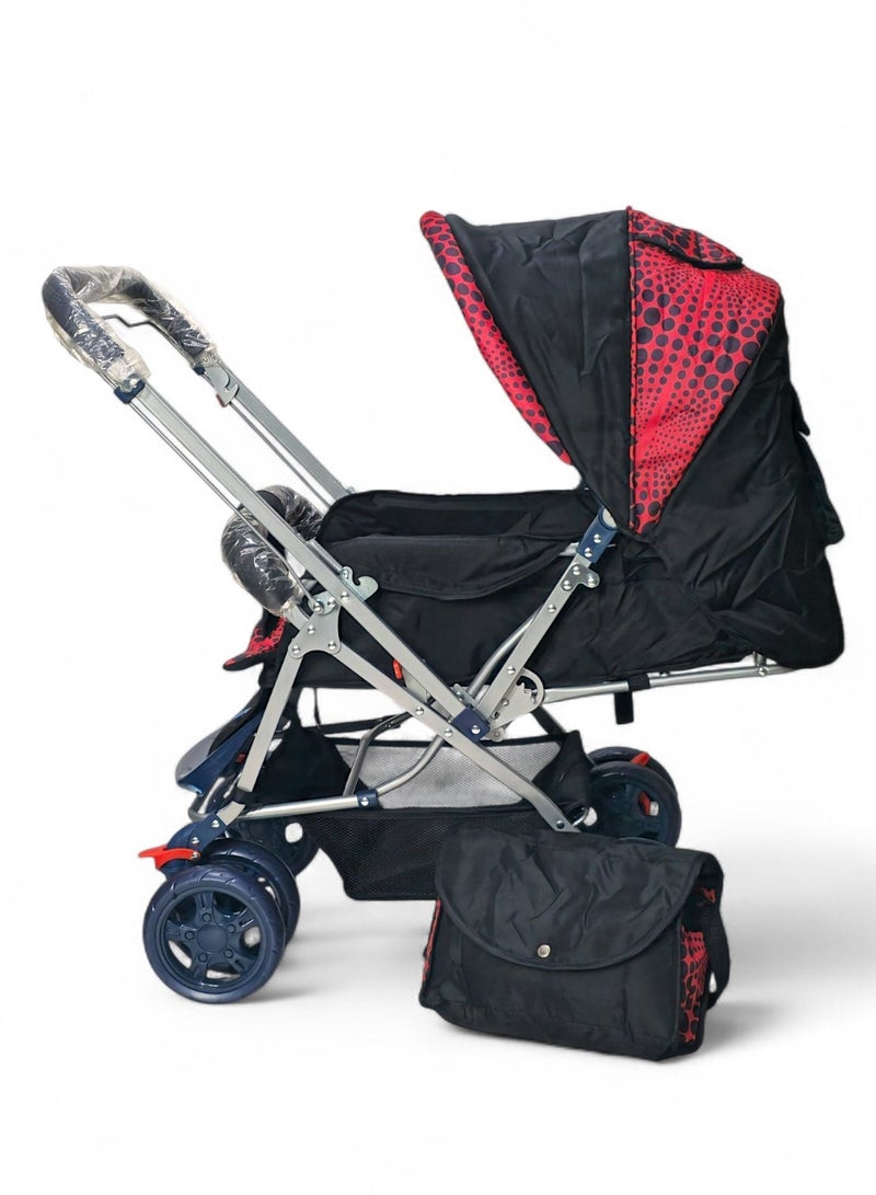 BABYCARA Baby Stroller Reversible Handle with a Bag for Babies Accessories 0-3 Years - Image 3