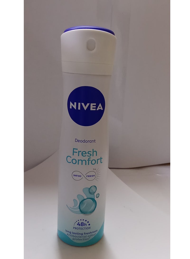 Nivea Fresh Comfort Women Deodorant Spray 150 ml