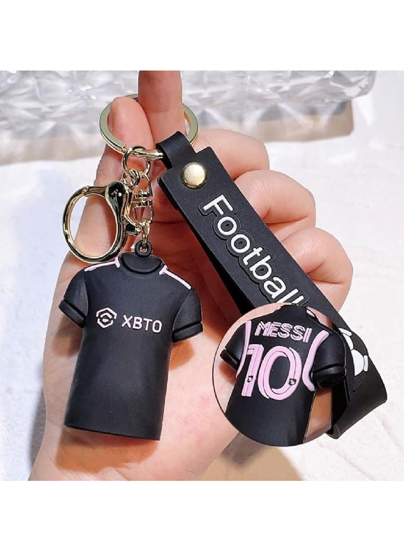Generic Football Star Jersey Black Keychain Backpack Pendant - Image 2