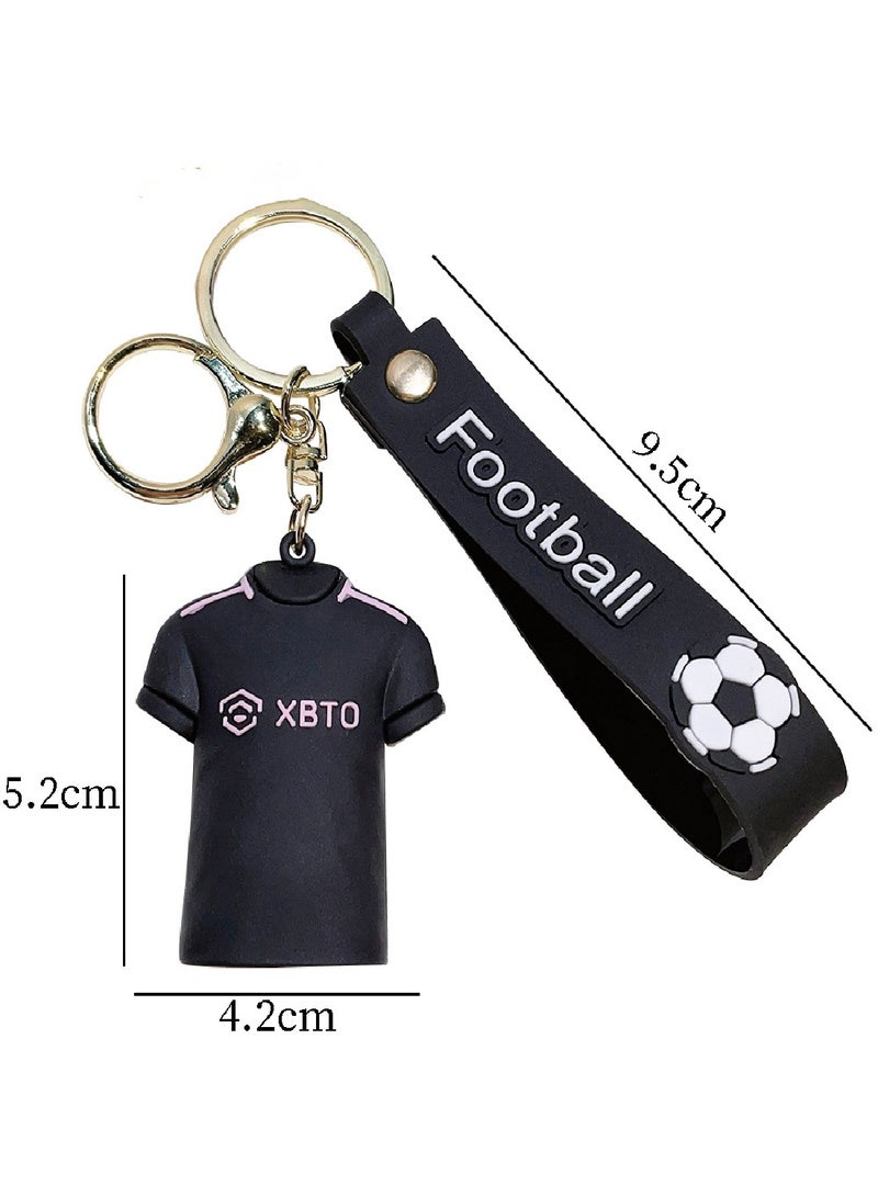 Generic Football Star Jersey Black Keychain Backpack Pendant - Image 3