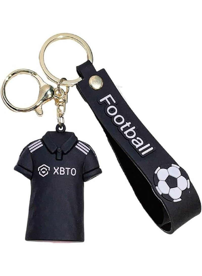 Generic Football Star Jersey Black Keychain Backpack Pendant - Image 4