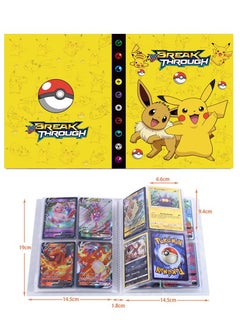 Generic Yellow Pikachu Pokemon Card Collection Album Book  - Image 2