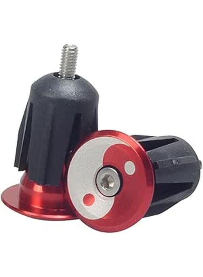 3 Pairs Aluminum Alloy Bike Handlebar End Caps Bar Plugs Grips - Image 1