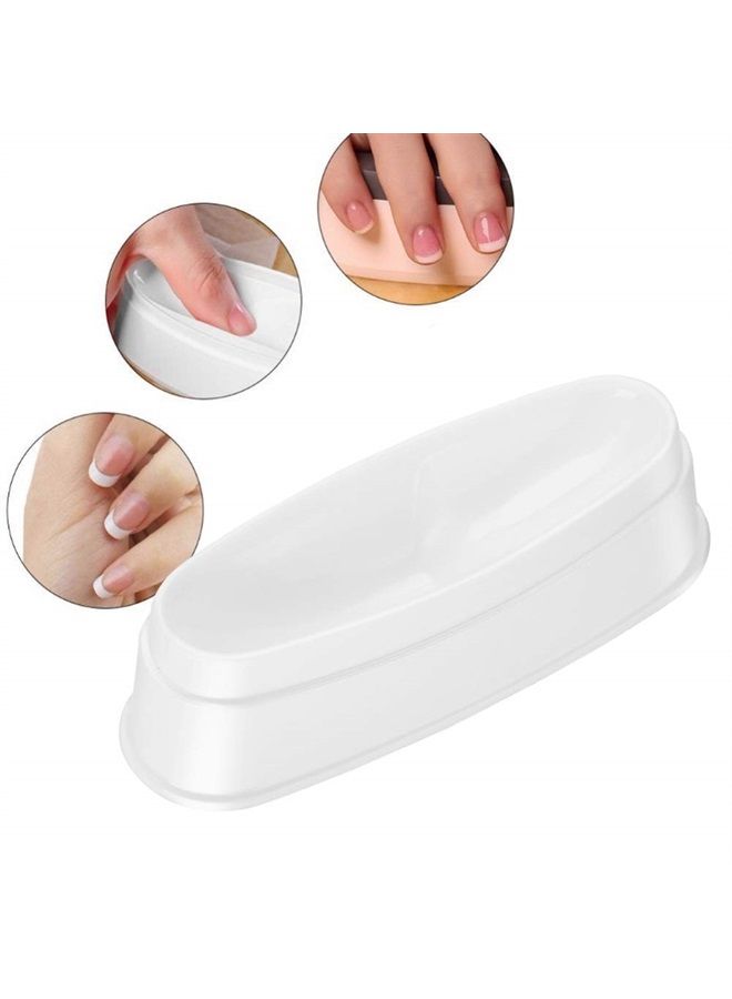 Sonew Nail Dip Container Tray Dipping Trays, Portable Nail Dipping Powder Tray Manicure Mould Nail Container for Making Perfect French Tip Smile Lines - Image 1