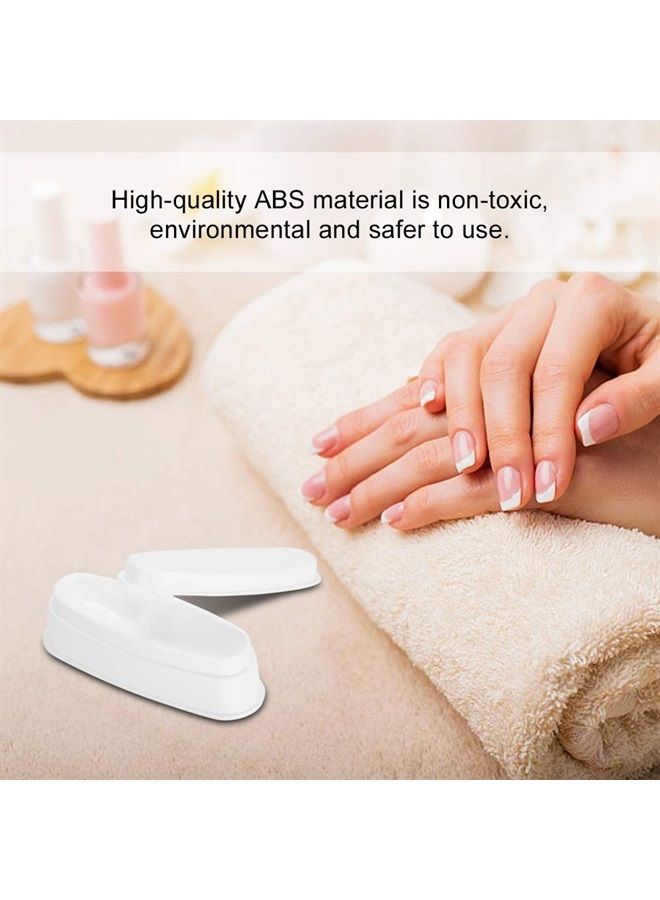 Sonew Nail Dip Container Tray Dipping Trays, Portable Nail Dipping Powder Tray Manicure Mould Nail Container for Making Perfect French Tip Smile Lines - Image 3